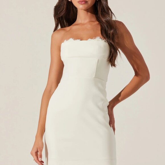 Melani Lace Peekaboo Dress - Picture 1 of 6